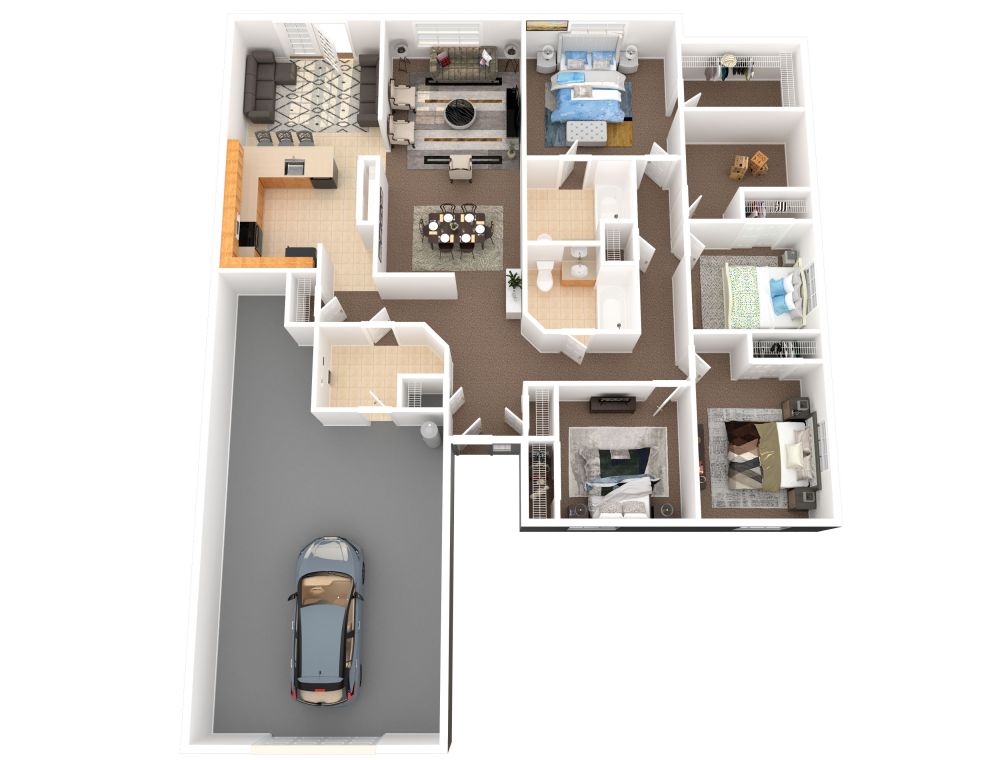 4 Bed 2 Bath (ADA-EFM)